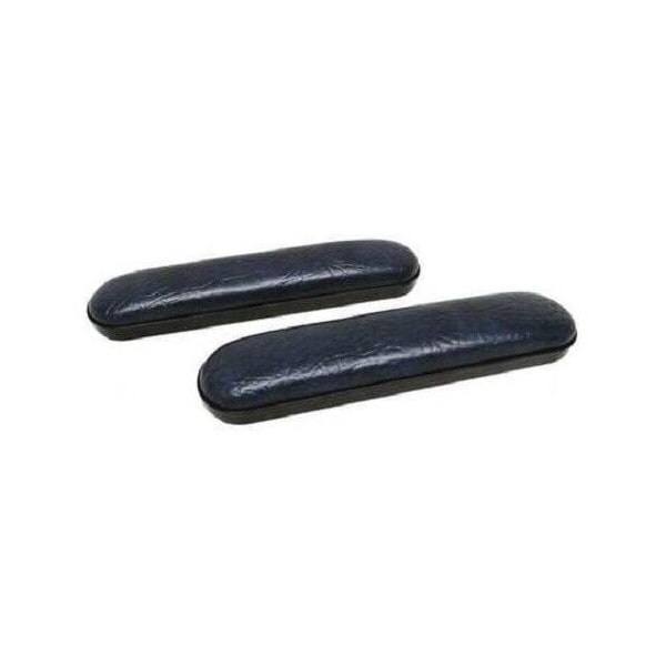 9 Inch Desk Length Wheelchair  Padded Armrests - Dark Blue (Pair) PR